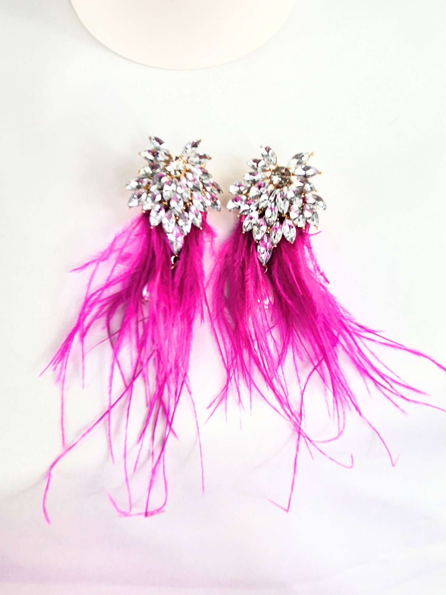 Feather earrings