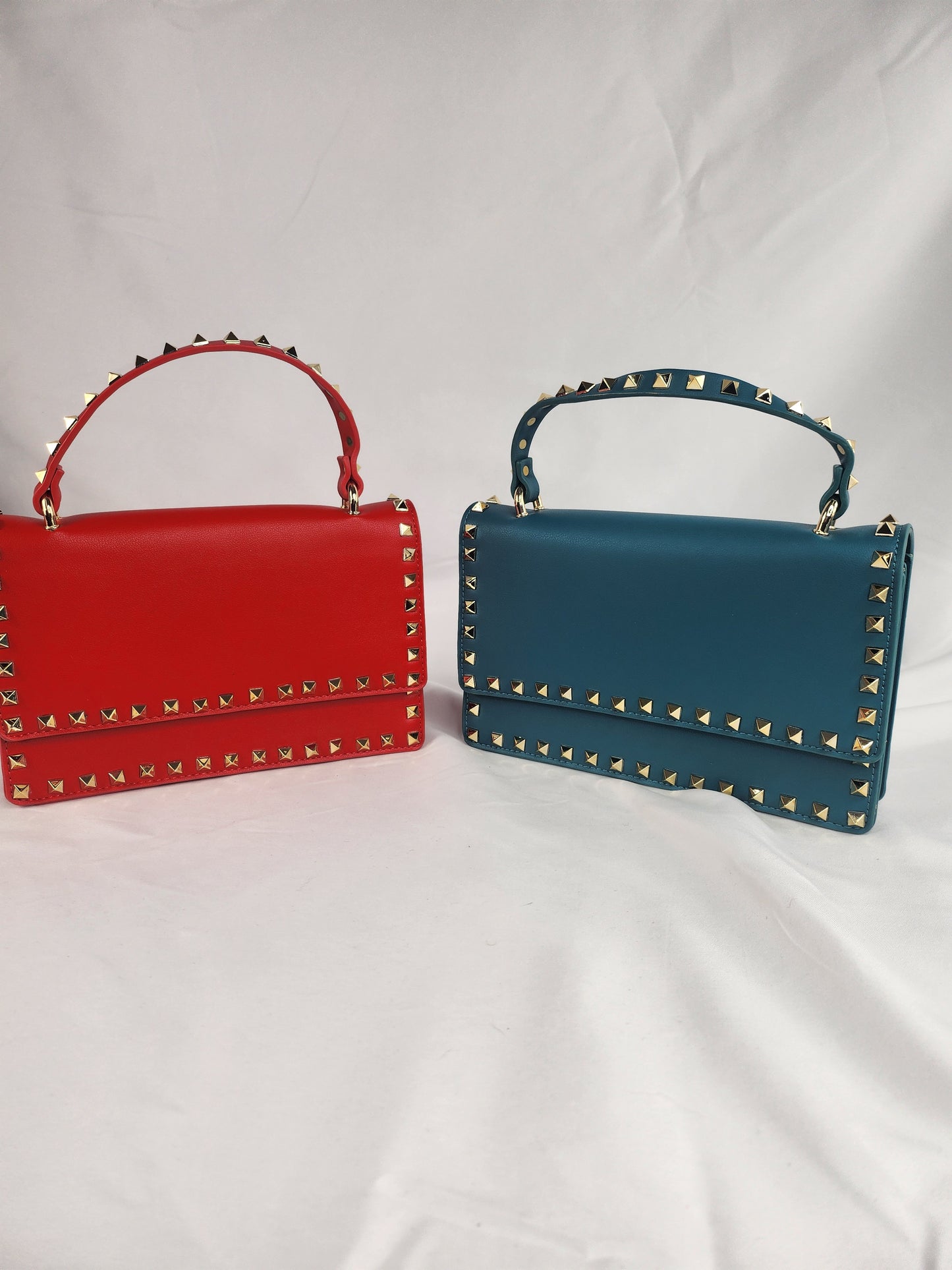 Studded Faux Clutch