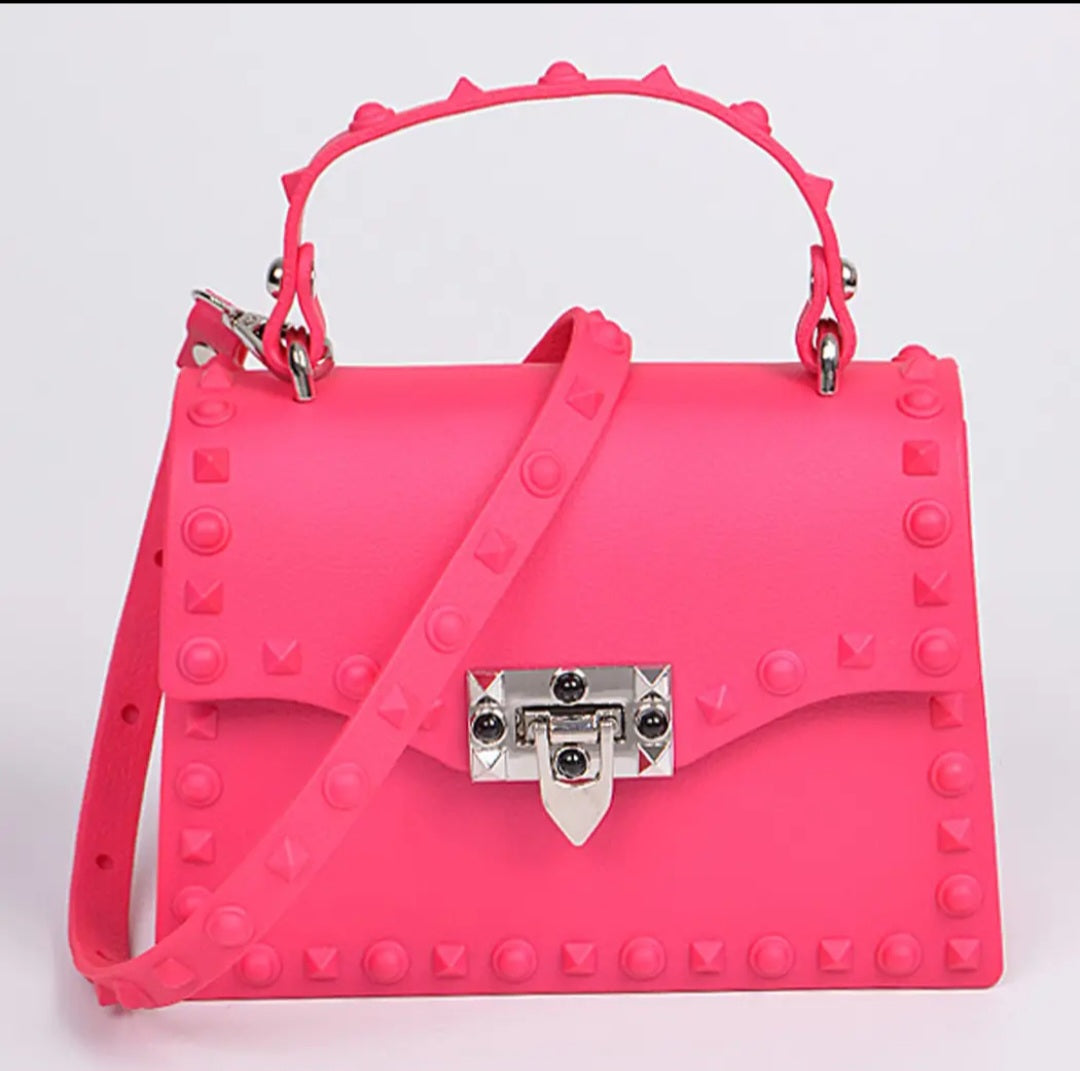Monotone Studded Clutch