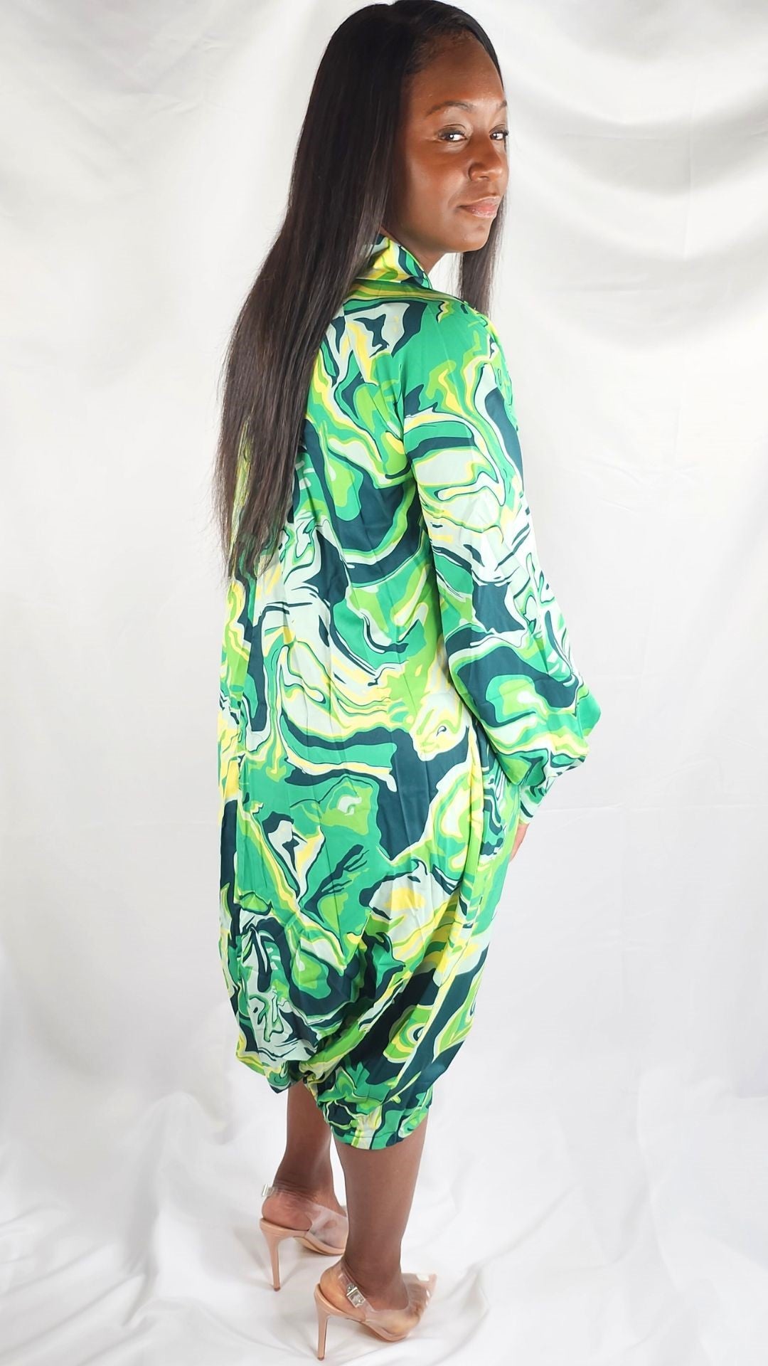 Green and Yellow Dress
