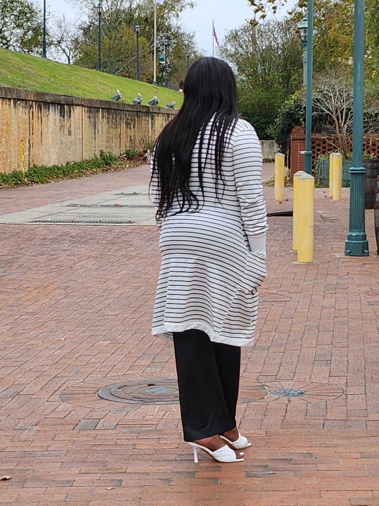 Black and White Cardigan
