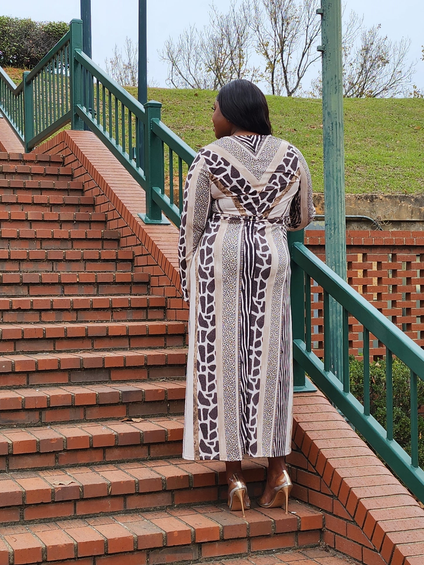 Black and Tan dress