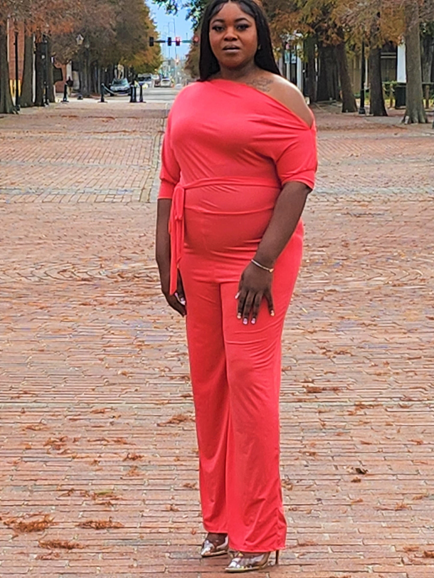 Coral Jumpsuit