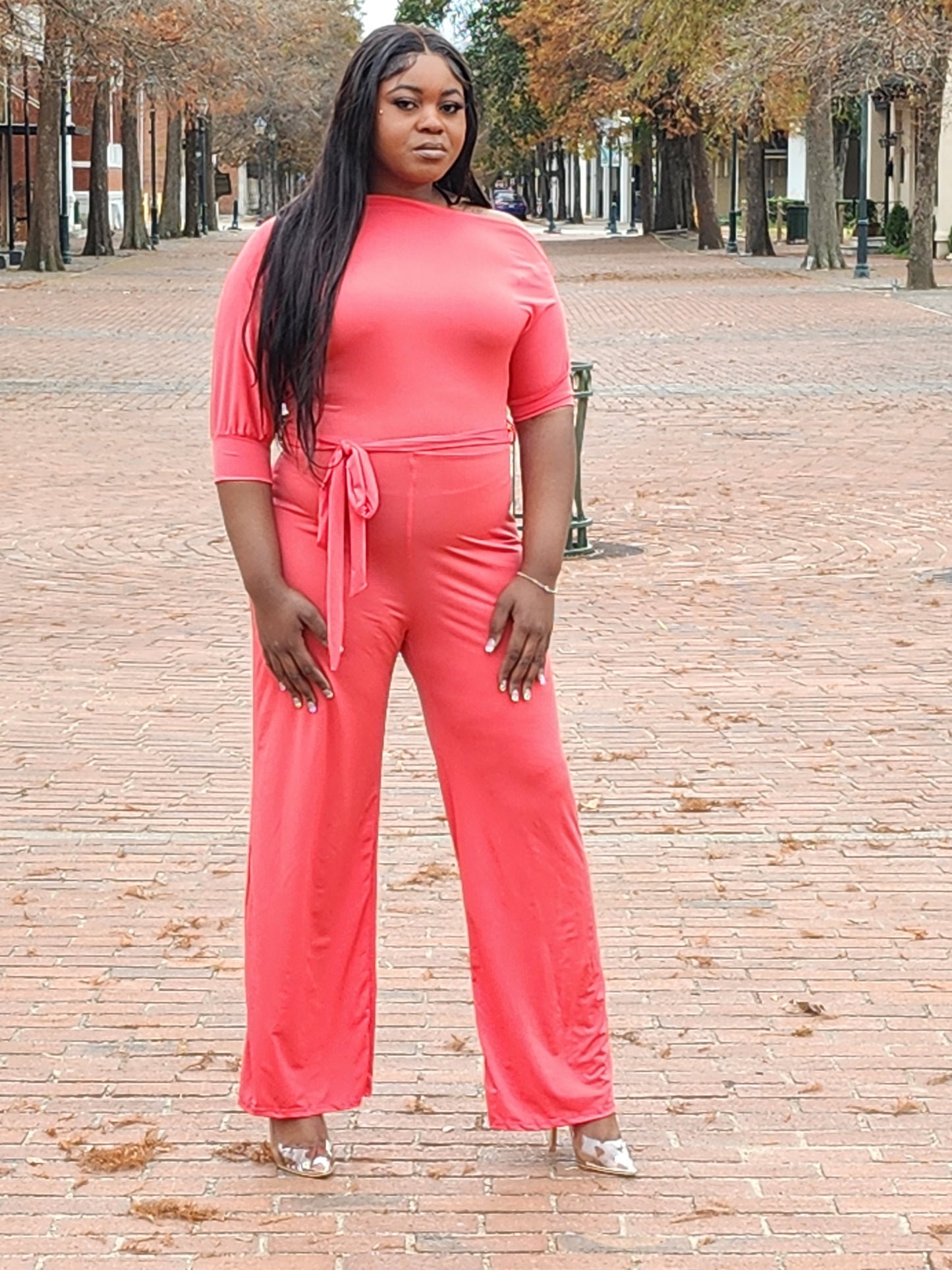 Coral Jumpsuit