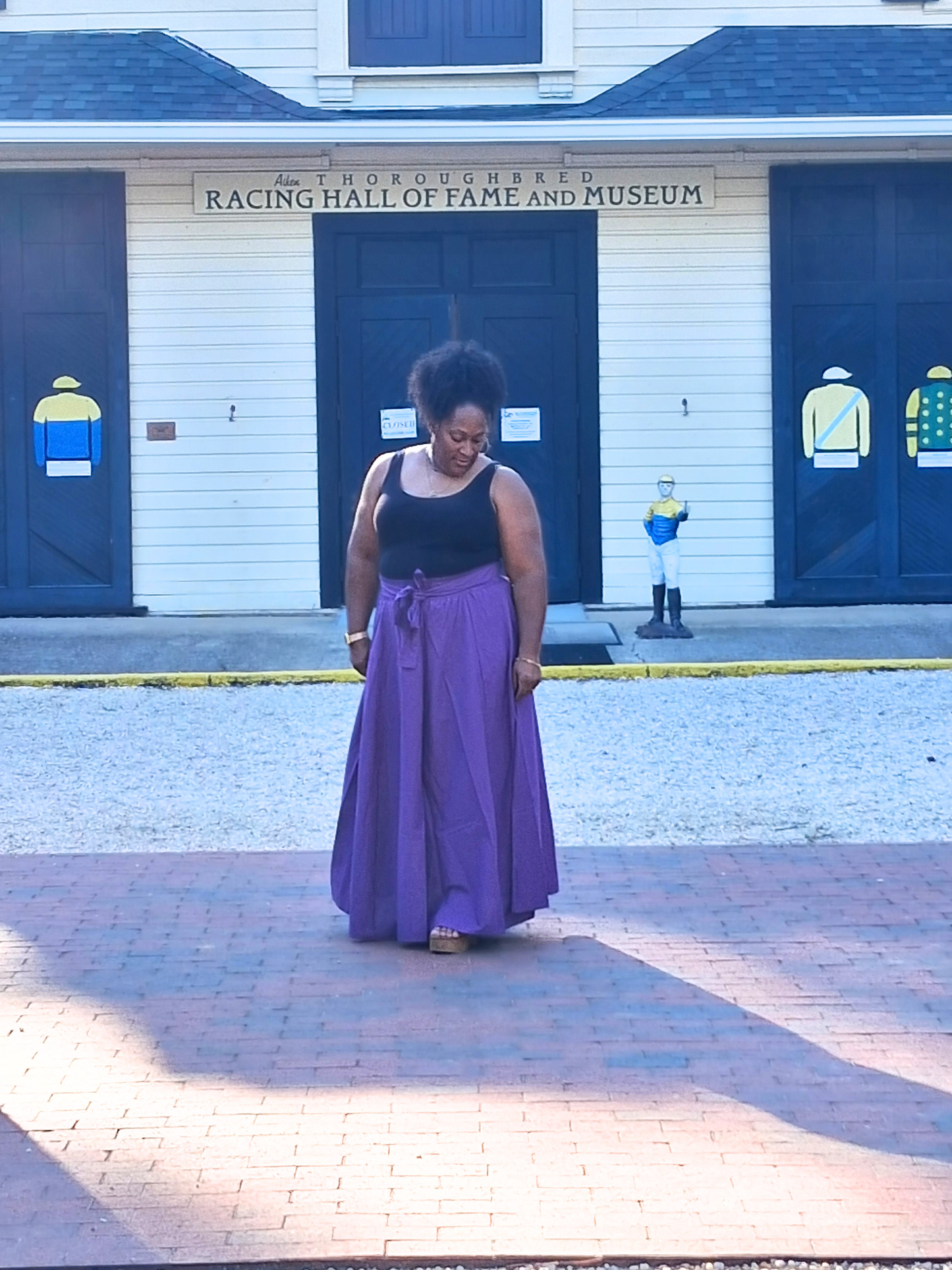 Purple skirt