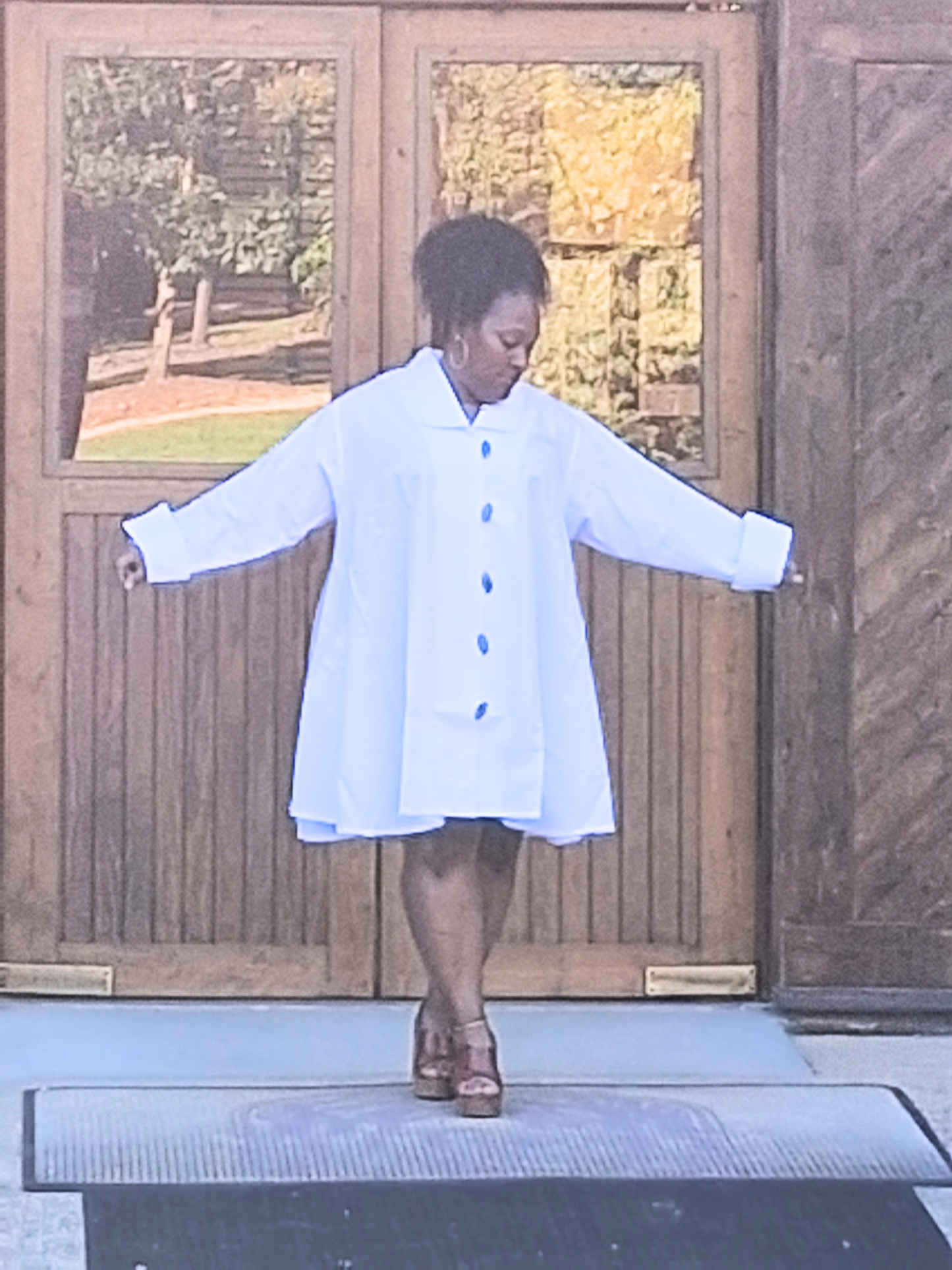White dress