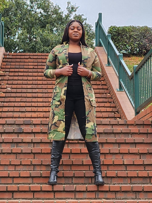Green Camo Duster