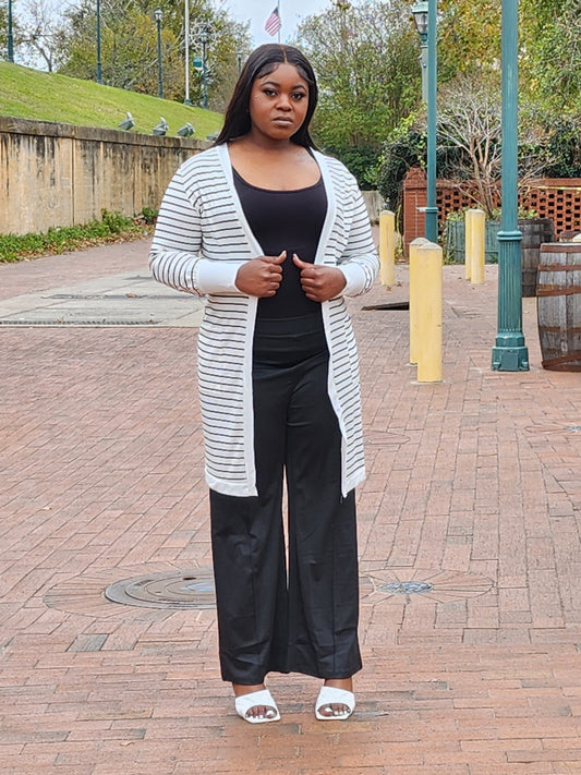 Black and White Cardigan