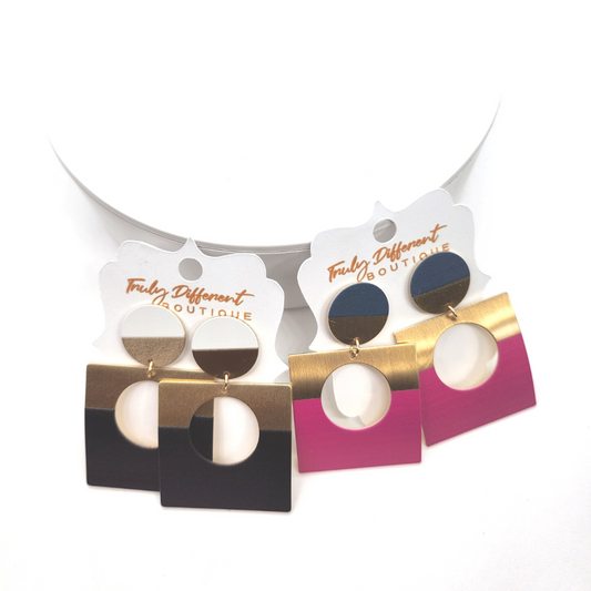 Black/ Pink Gold metal